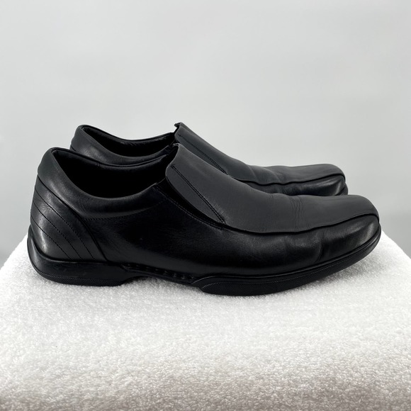 Cole Haan Men\'s Black Slip-On Square Toe Dress Loafers Size 10.5 main image 14